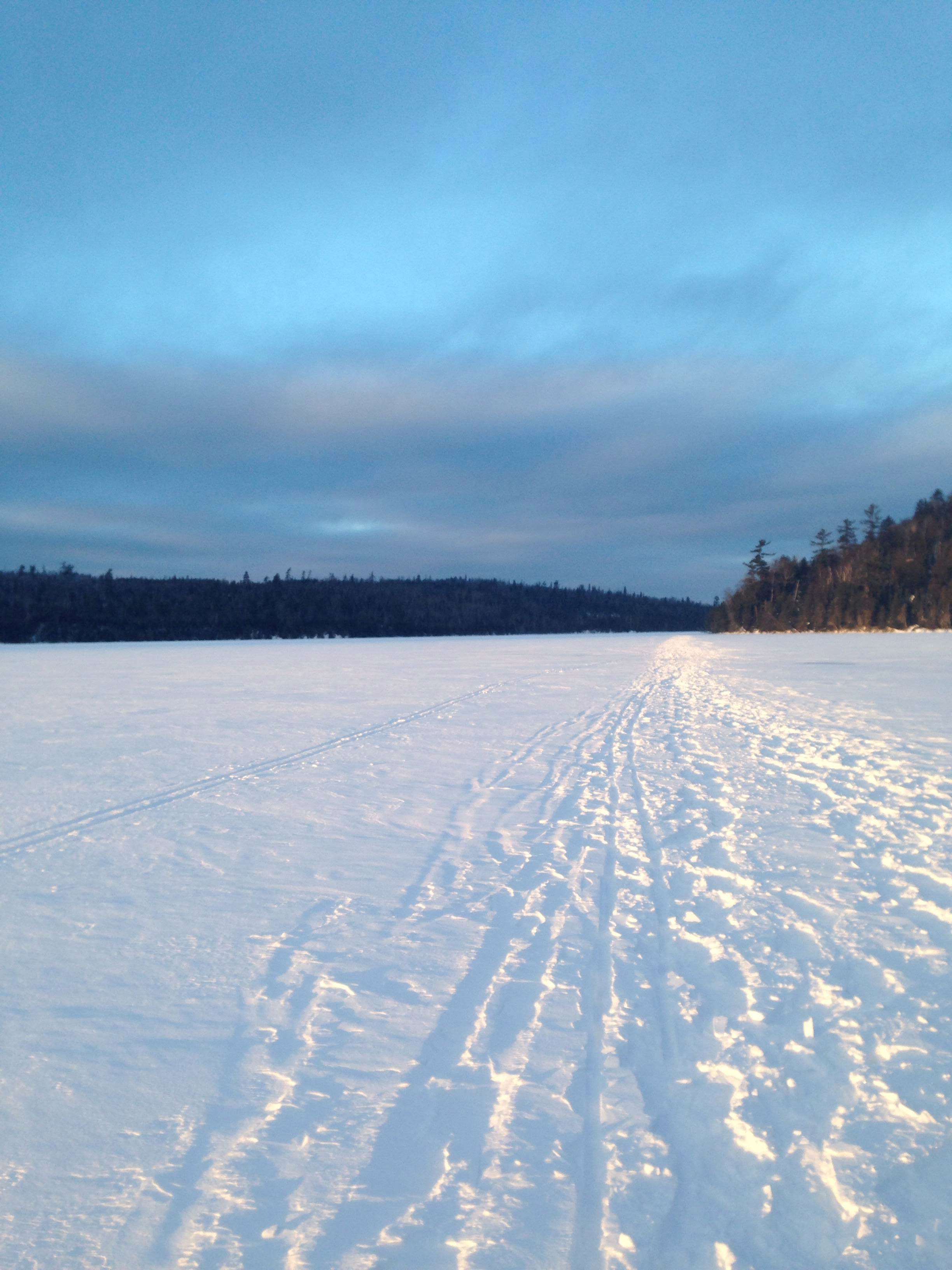 winter in the Boundary Waters