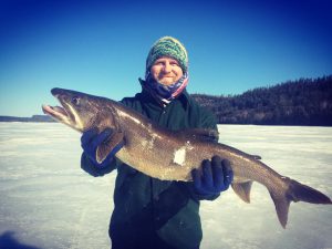 ice fishing bwca success