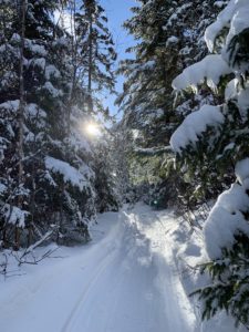 Winter lodging Gunflint Trail