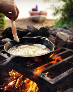 Cooking fish in the BWCA