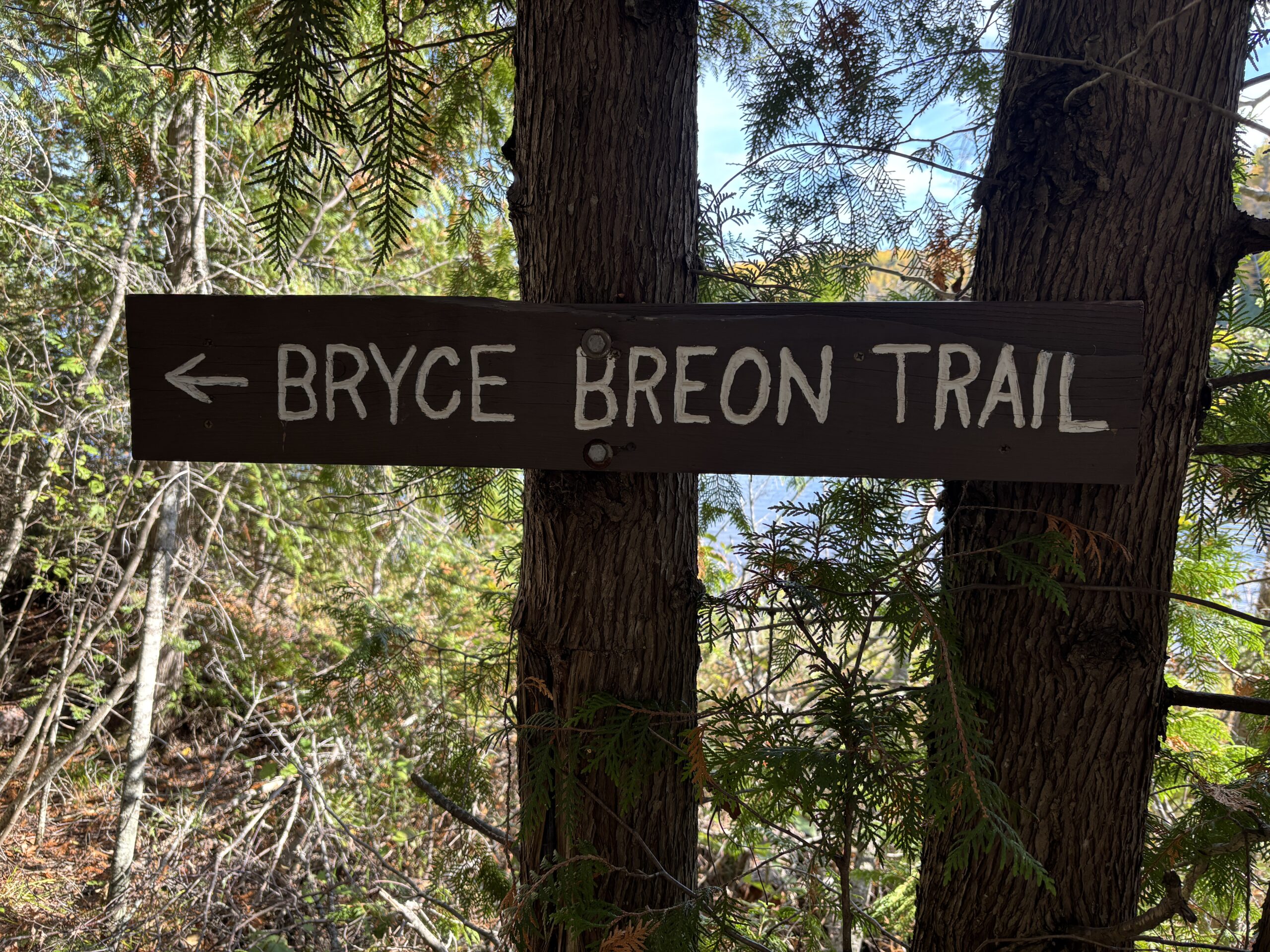 Bryce Breon or Brice Breon Trail?